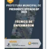 Apostila Técnico de Enfermagem Prefeitura de Presidente Epitácio SP