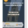 Apostila Técnico de Enfermagem Prefeitura de Paulo Frontin PR 2023