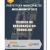 Apostila Técnico de Segurança do Trabalho Prefeitura de Mogi Mirim SP 2023