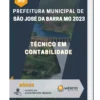 Apostila Técnico em Contabilidade Prefeitura de São José da Barra MG 2023