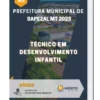 Apostila Técnico em Desenvolvimento Infantil Prefeitura de Sapezal MT 2023