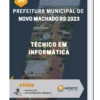 Apostila Técnico em Informática Prefeitura de Novo Machado RS 2023