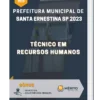 Apostila Técnico em Recursos Humanos Prefeitura de Santa Ernestina SP 2023
