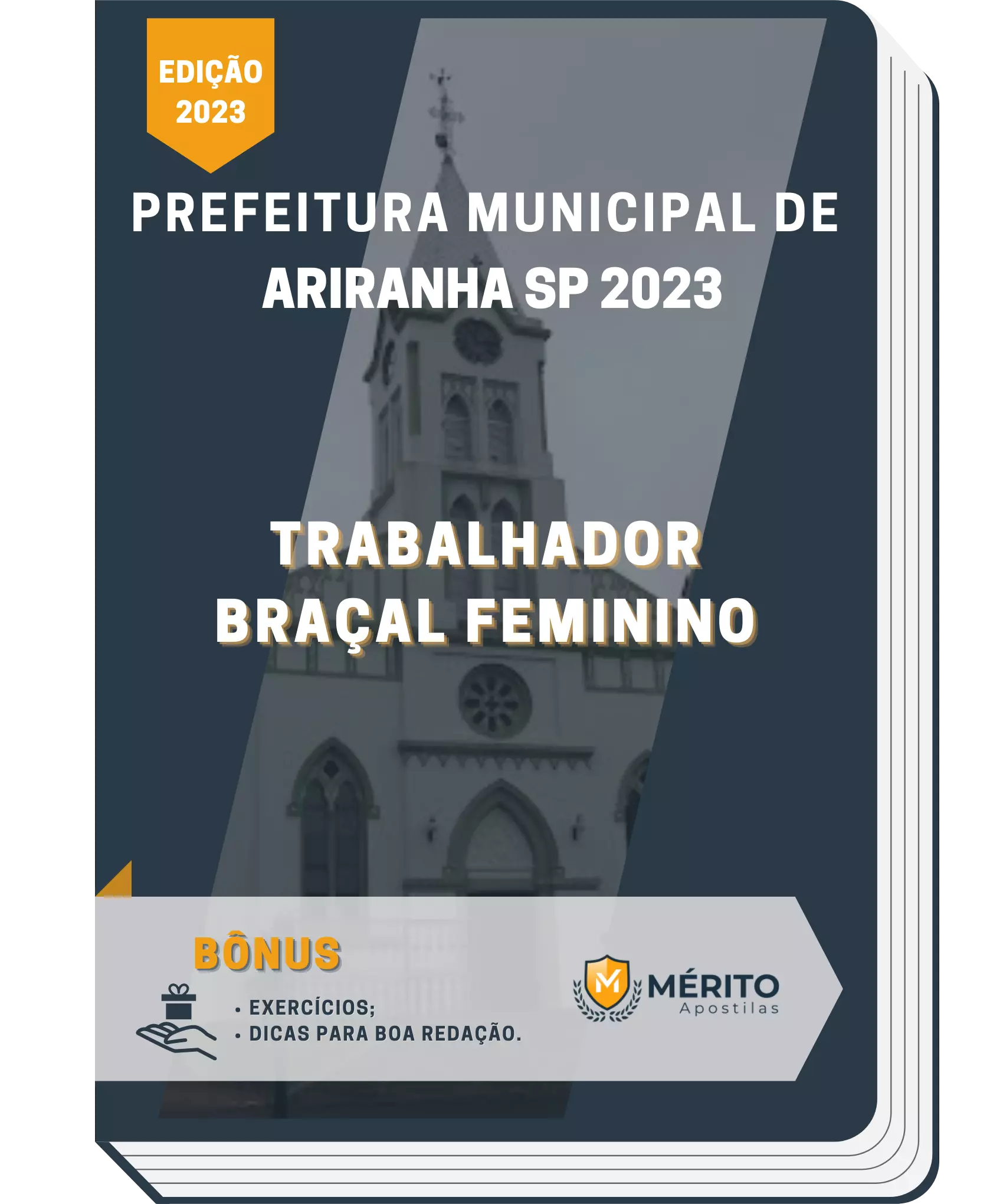 Apostila Trabalhador Braçal Feminino Prefeitura de Ariranha SP 2023