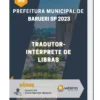 Apostila Tradutor Intérprete de Libras Prefeitura de Barueri SP 2023