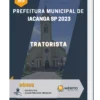 Apostila Tratorista Prefeitura de Iacanga SP 2023