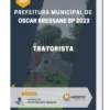 Apostila Tratorista Prefeitura de Oscar Bressane SP 2023