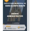 Apostila Agente Administrativo Prefeitura de Barra de Santa Rosa PB 2023