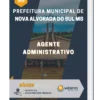 Apostila Agente Administrativo Prefeitura de Nova Alvorada do Sul MS 2023