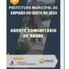 Apostila Agente Comunitário De Saúde Prefeitura de Espigão do Oeste RO 2023