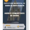 Apostila Agente Comunitário De Saúde Prefeitura de Barra de Santa Rosa PB 2023