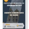 Apostila Agente Comunitário De Saúde Prefeitura de Jeremoabo BA 2023