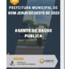 Apostila Agente De Saúde Publica Prefeitura de Bom Jesus do Oeste SC 2023