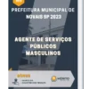Apostila Agente De Serviços Públicos Masculinos Prefeitura de Novais SP 2023