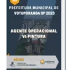 Apostila Agente Operacional VI Pintura Prefeitura de Votuporanga SP 2023