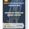 Apostila Agente de Serviços Gerais Creche Prefeitura de Apiúna SC 2023