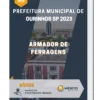 Apostila Armador de Ferragens Prefeitura de Ourinhos SP 2023