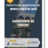 Apostila Assistente De Creche Prefeitura de Monte Carlo SC 2023