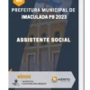 Apostila Assistente Social Prefeitura de Imaculada PB 2023