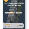 Apostila Assistente Social I Prefeitura de Guaxupé MG 2023