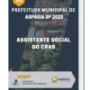 Apostila Assistente Social do CRAS Prefeitura de Aspásia SP 2023
