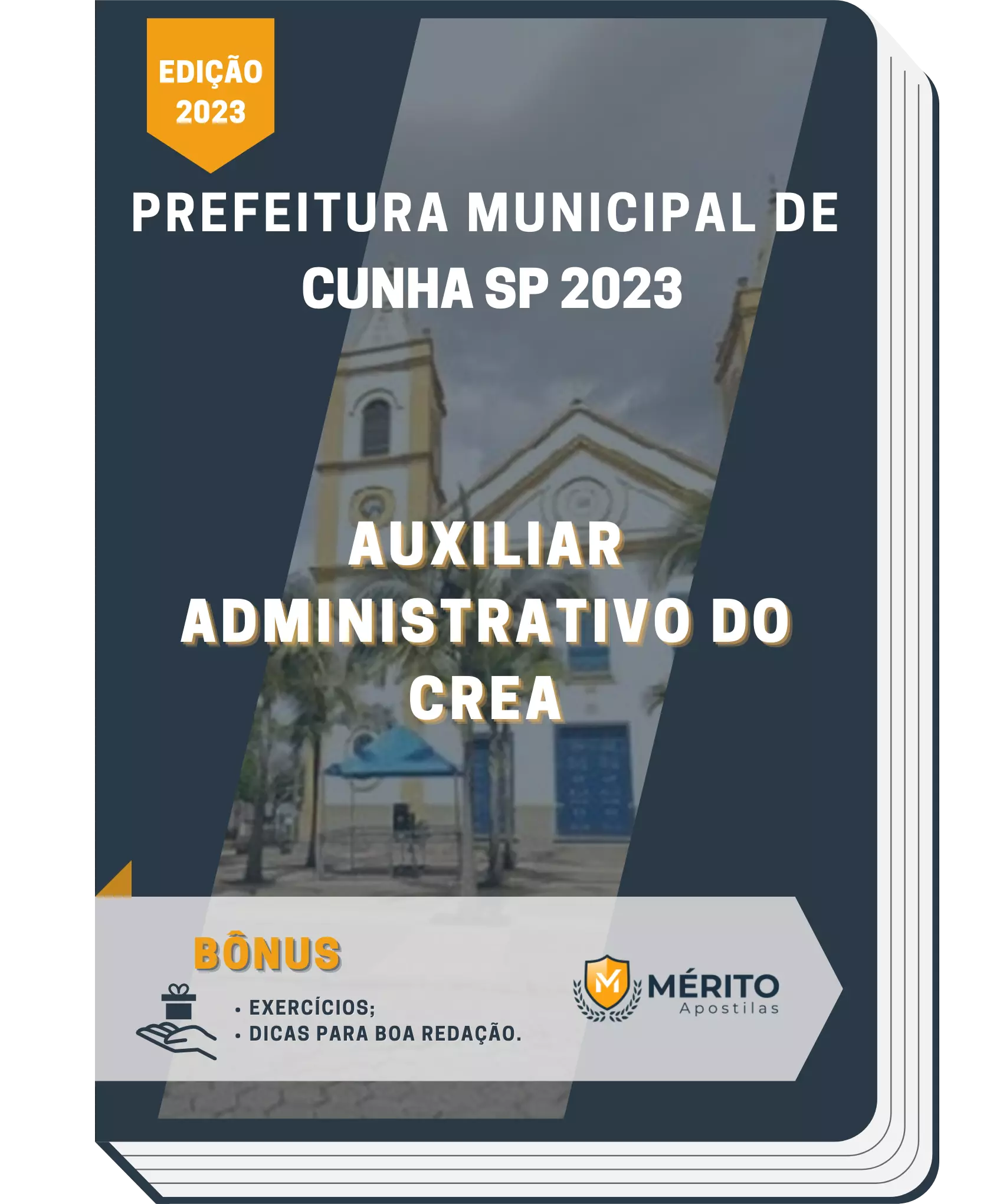 Apostila Auxiliar Administrativo do CREA Prefeitura de Cunha SP 2023