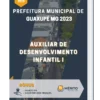 Apostila Auxiliar De Desenvolvimento Infantil I Prefeitura de Guaxupé MG 2023