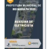 Apostila Auxiliar De Eletricista Prefeitura de Rio Maria PA 2023