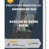 Apostila Auxiliar De Saúde Bucal Prefeitura de Araponga MG 2023