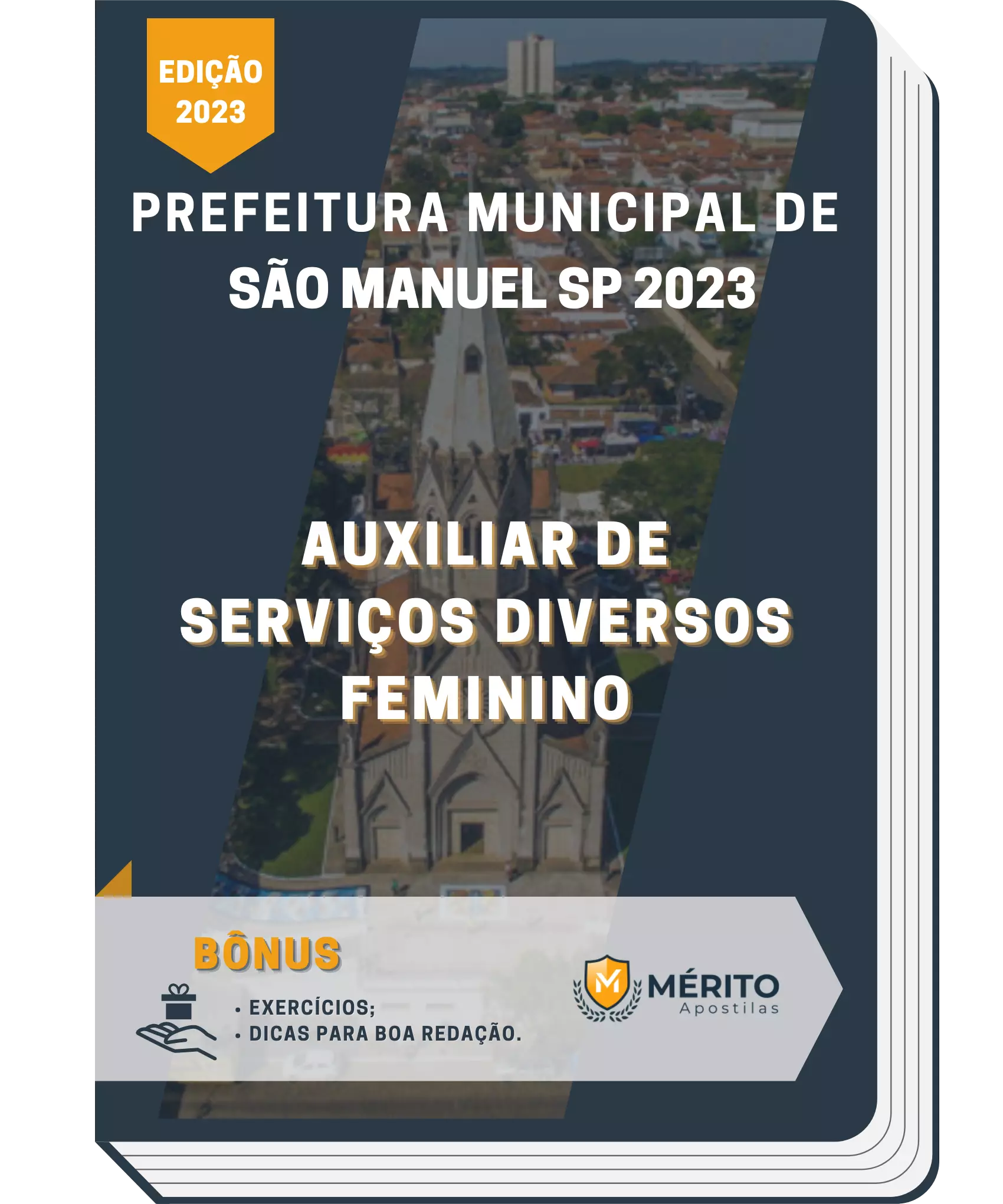 Apostila Auxiliar De Serviços Diversos Feminino Prefeitura de São Manuel SP 2023