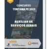 Apostila Auxiliar De Serviços Gerais Concurso de Toritama PE 2023