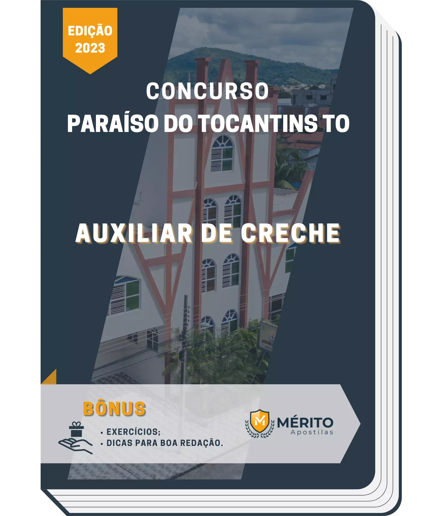 Apostila Auxiliar de Creche Concurso de Paraíso do Tocantins TO 2023