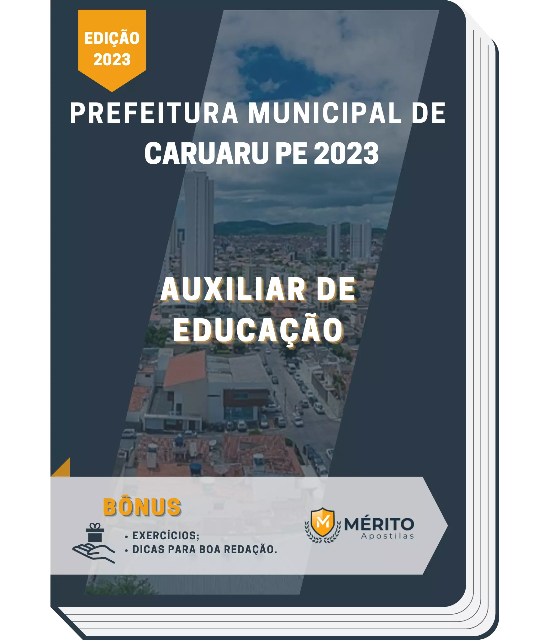 Apostila Auxiliar de Educação Prefeitura de Caruaru PE 2023