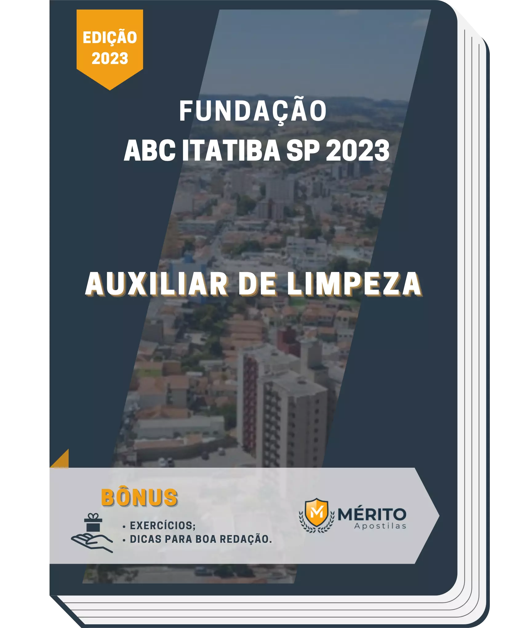 Apostila Auxiliar de Limpeza Fundação do ABC Itatiba SP 2023