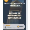 Apostila Auxiliar de Manutenção e Conservação Prefeitura de Jupiá SC 2023