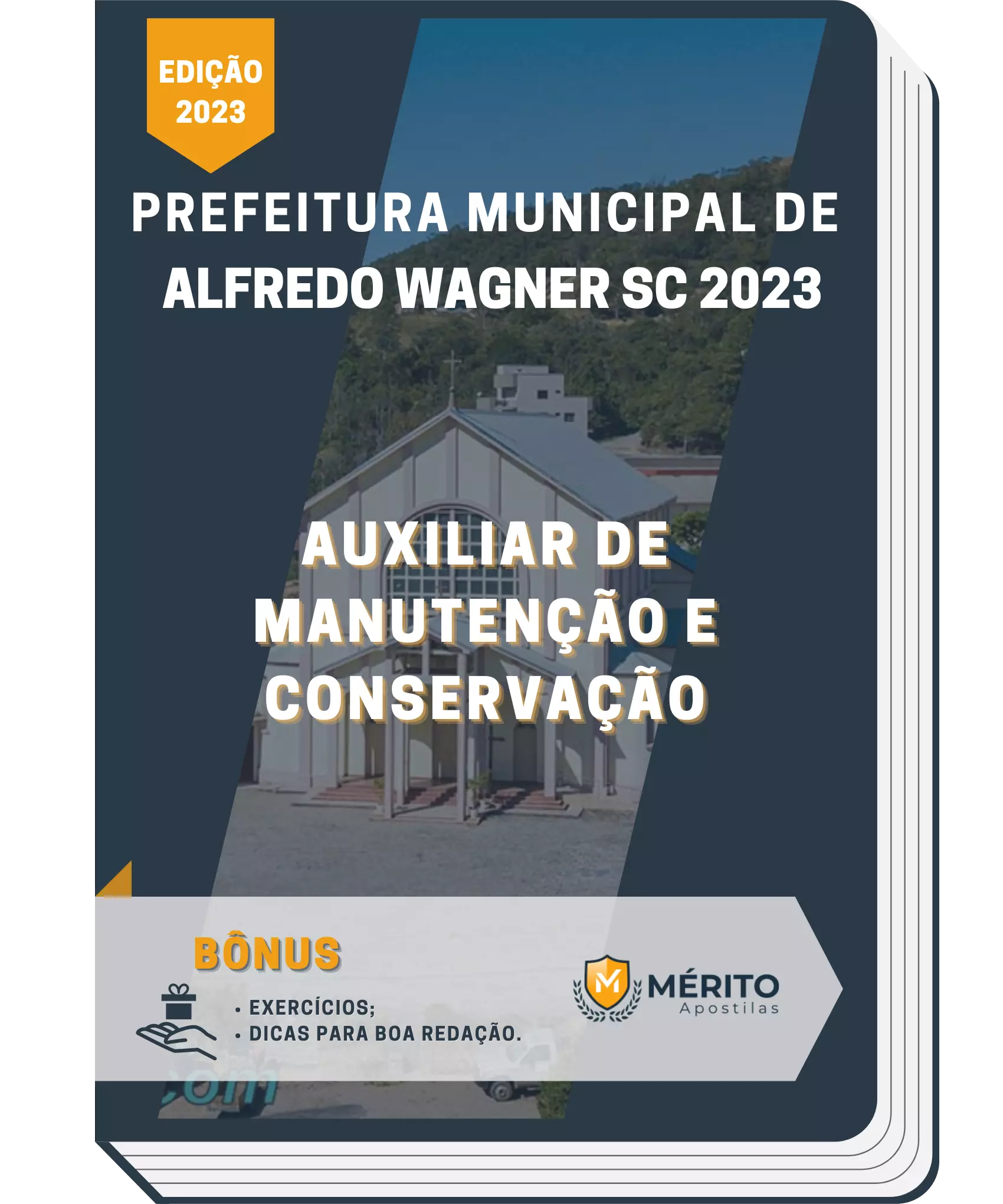 Apostila Auxiliar de Manutenção e Conservação Prefeitura de Alfredo Wagner SC 2023