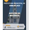 Apostila Auxiliar de Mecânico Prefeitura de Ermo SC 2023