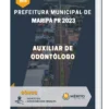Apostila Auxiliar de Odontólogo Prefeitura de Maripá PR 2023