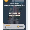 Apostila Auxiliar de Secretaria Concurso Câmara de Lorena SP 2023