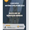 Apostila Auxiliar de Serviços Gerais Concurso Antônio Carlos MG 2023