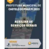 Apostila Auxiliar de Serviços Gerais Prefeitura de Castelo do Piauí PI 2023