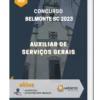 Apostila Auxiliar de Serviços Gerais Concurso Belmonte SC 2023