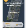 Apostila Cozinheira Prefeitura de Rio Maria PA 2023