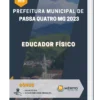 Apostila Educador Físico Prefeitura de Passa Quatro MG 2023