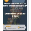 Apostila Enfermeiro do SAMU e PAS Prefeitura de Santa Cruz da Esperança SP 2023