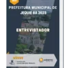 Apostila Entrevistador Prefeitura de Jequié BA 2023