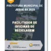 Apostila Facilitador de Oficinas de Reciclagem Prefeitura de Jequié BA 2023