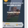 Apostila Farmacêutico Prefeitura de Guatambu SC 2023