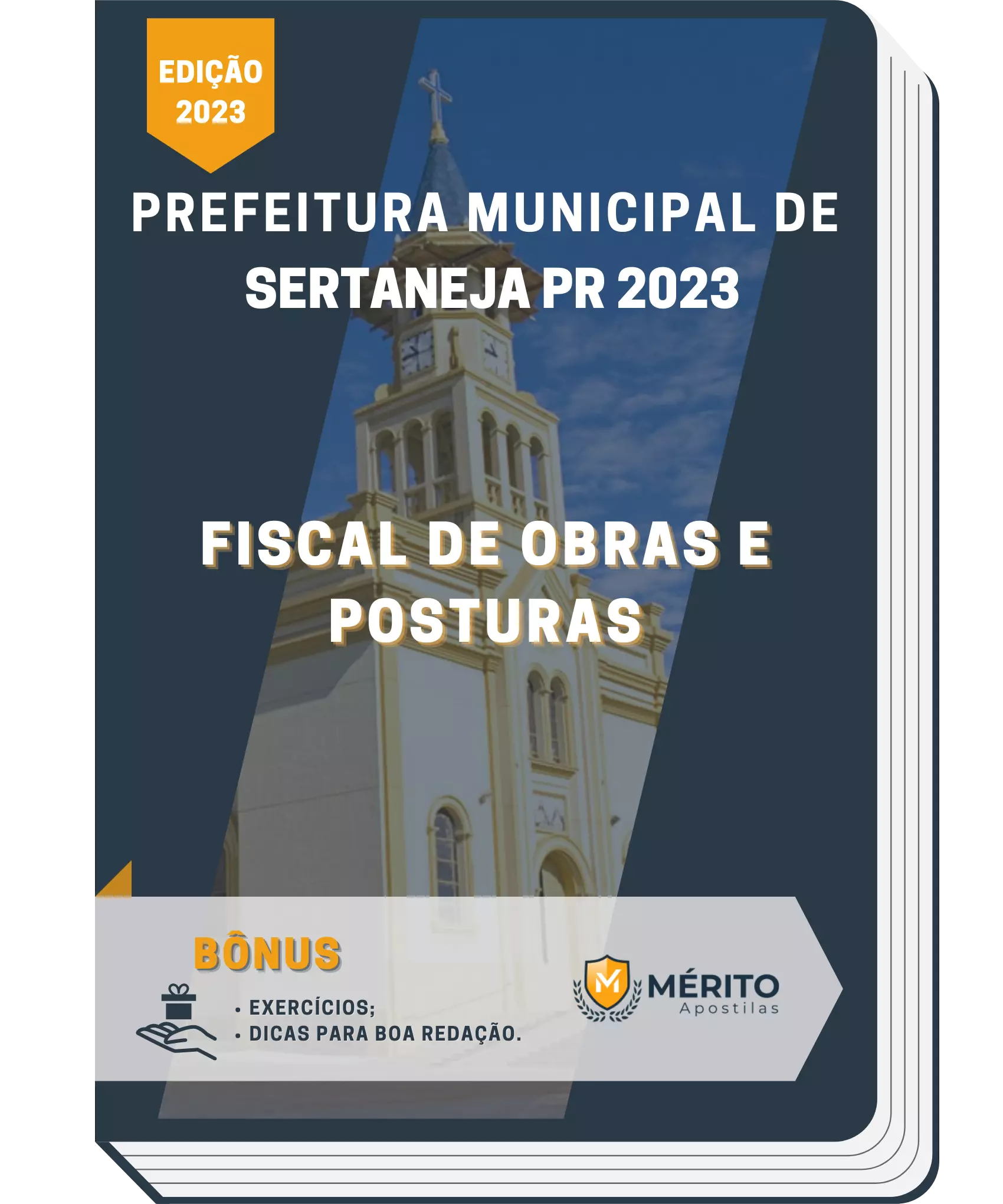 Apostila Fiscal de Obras e Posturas Prefeitura de Sertaneja PR 2023