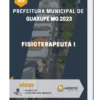 Apostila Fisioterapeuta I Prefeitura de Guaxupé MG 2023